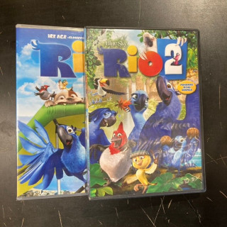 Rio 1-2 2DVD (VG/VG+) -animaatio-